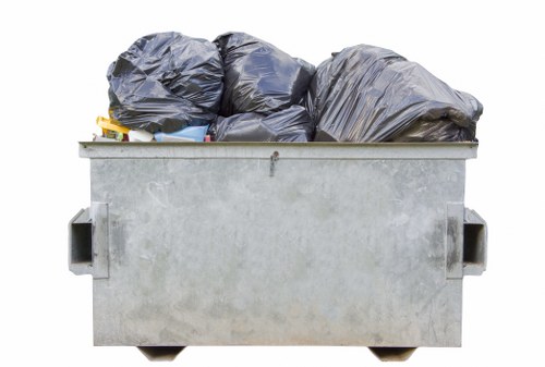 Different types of enclosed skips available for hire